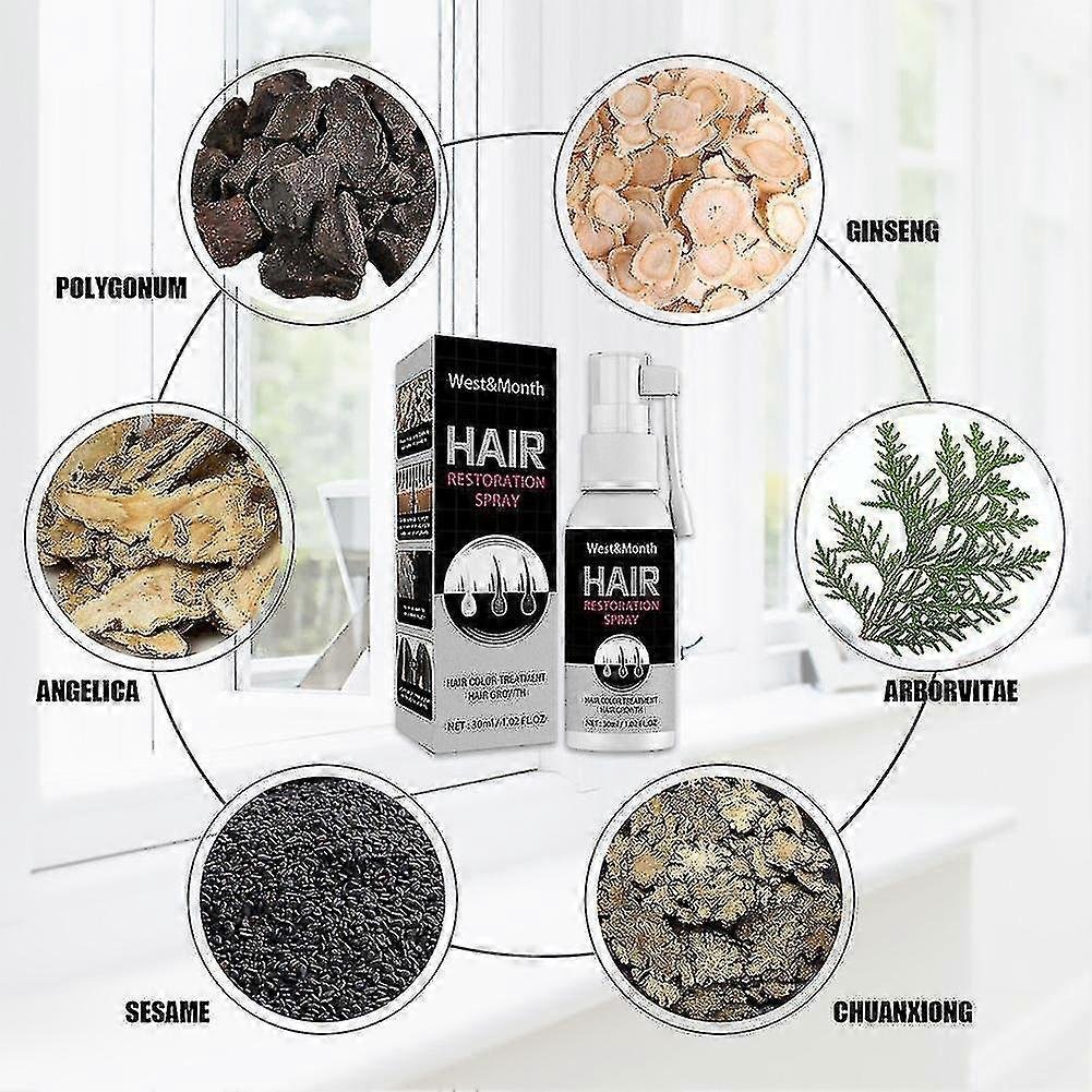 Grey Hair Treatment Serum Anti Hair Loss Hair Growth - Image 3